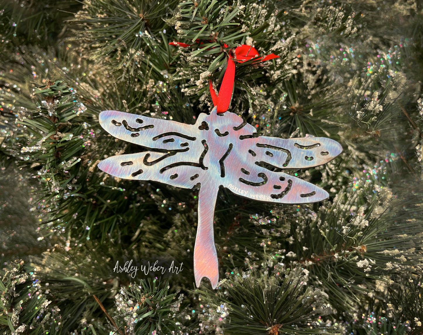 Dragonfly Christmas Ornament