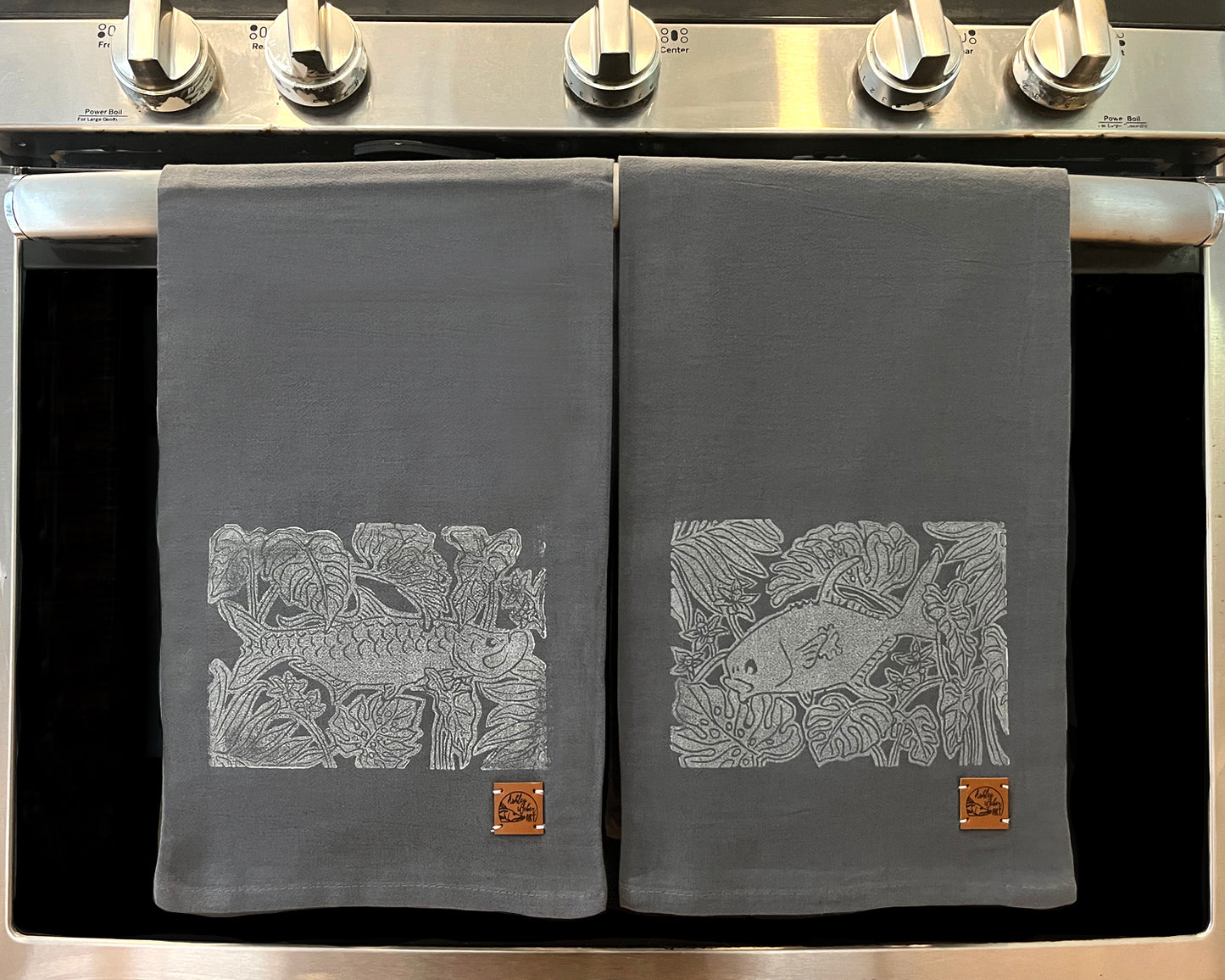 Dish Towel Gray- Tarpon