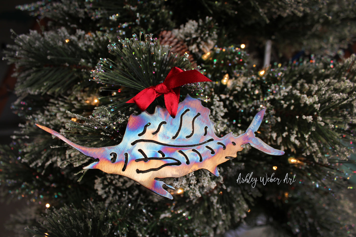 Sailfish Christmas Ornament