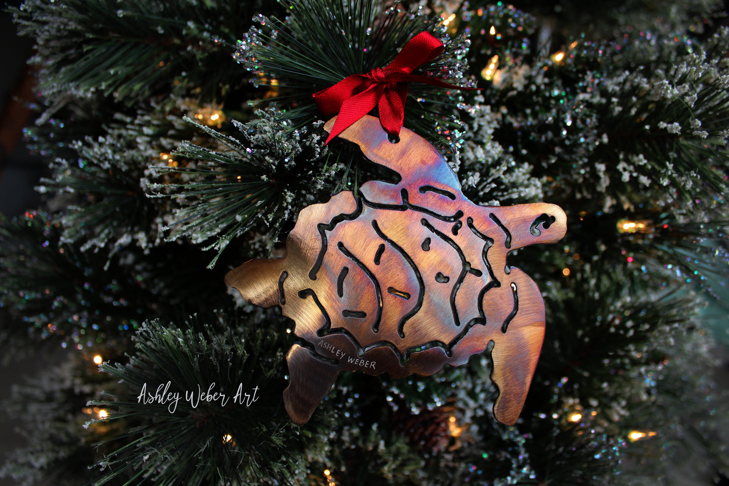 Sea Turtle Christmas Ornament
