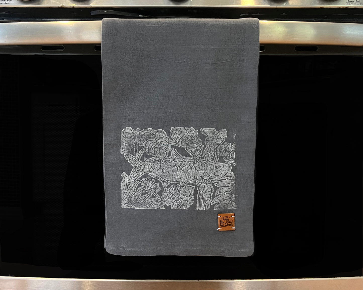 Dish Towel Gray- Tarpon