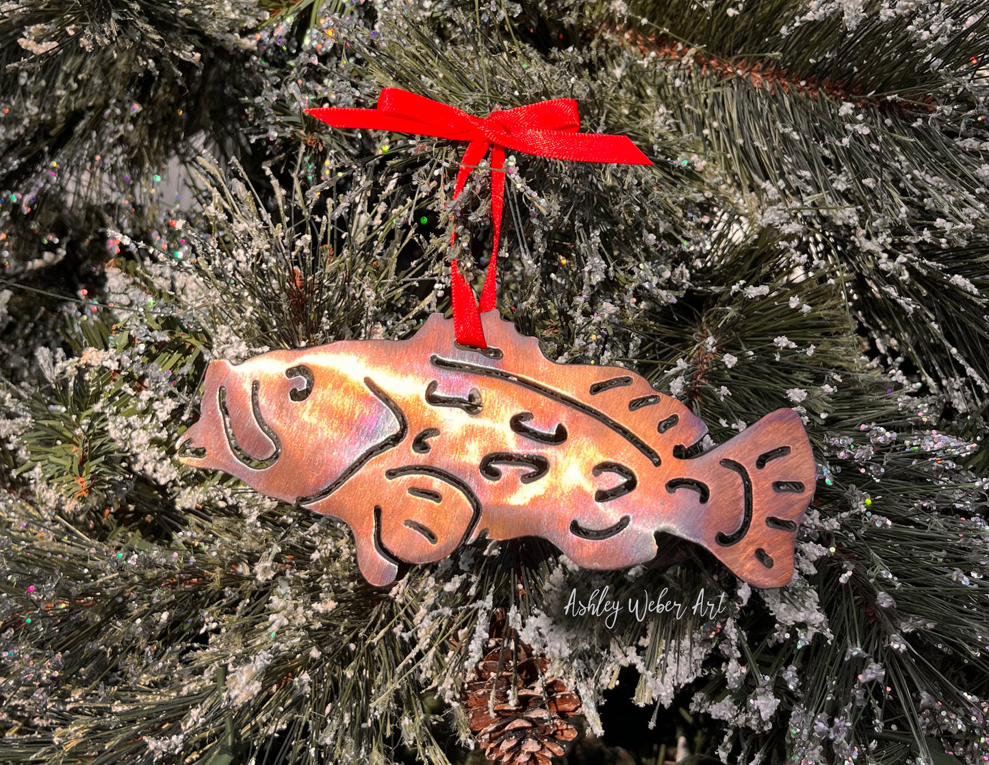 Grouper Christmas Ornament