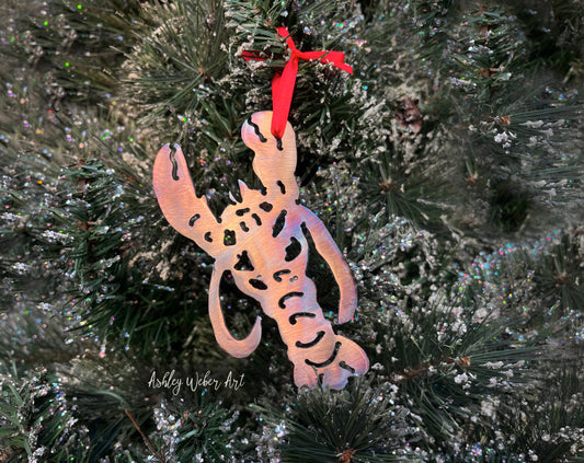 Maine Lobster Christmas Ornament