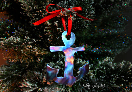 Anchor Christmas Ornament