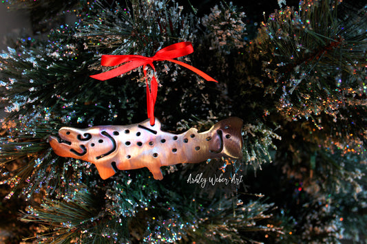 Brown Trout Christmas Ornament