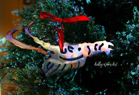 Florida Spiny Lobster Christmas Ornament