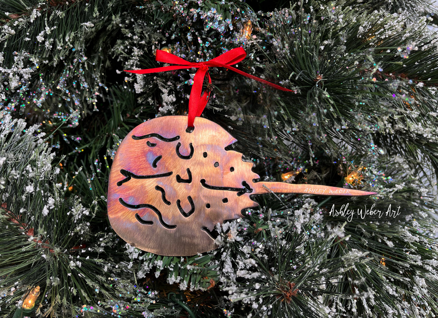 Horseshoe Crab Christmas Ornament