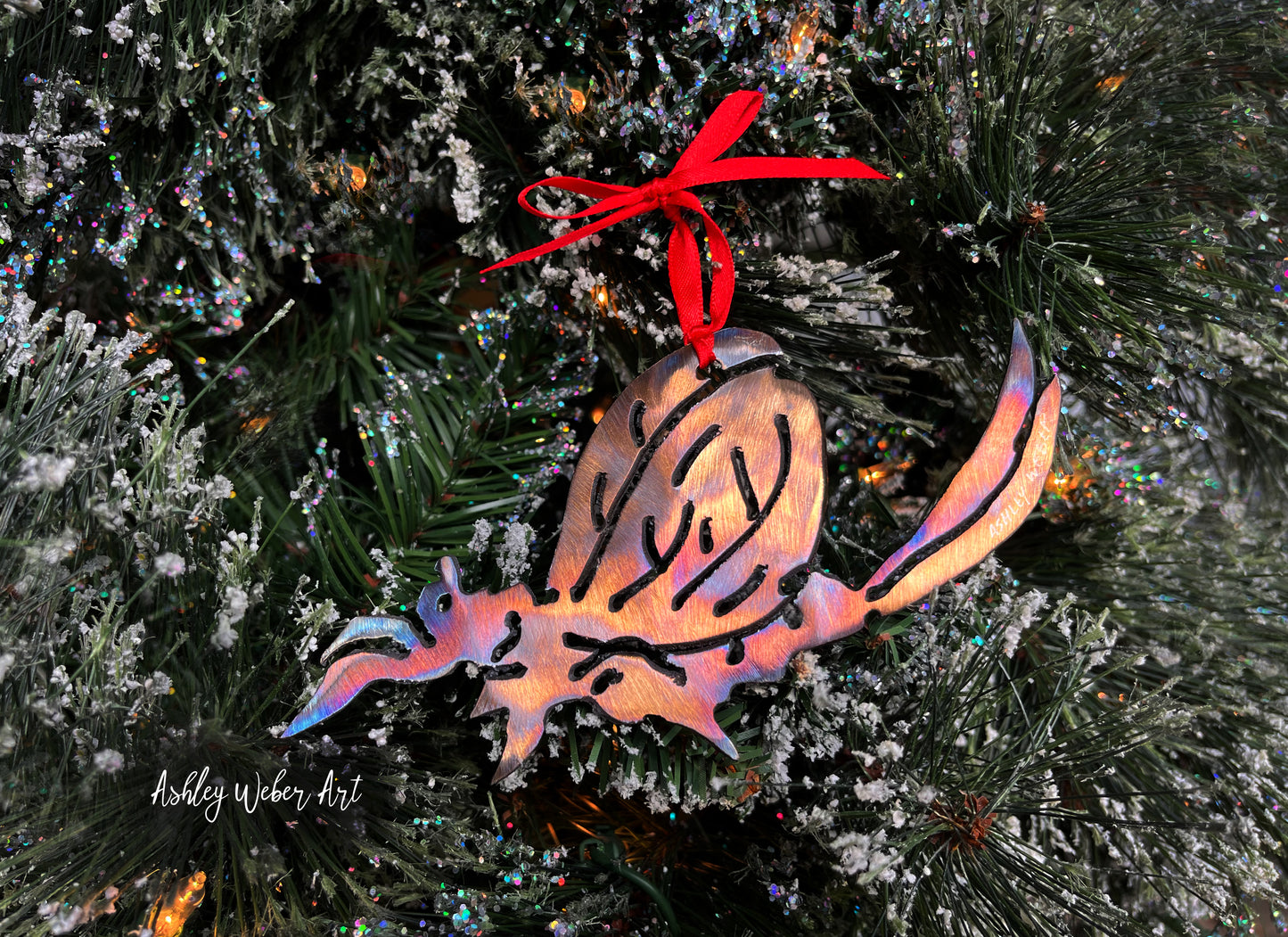 Mayfly Christmas Ornament