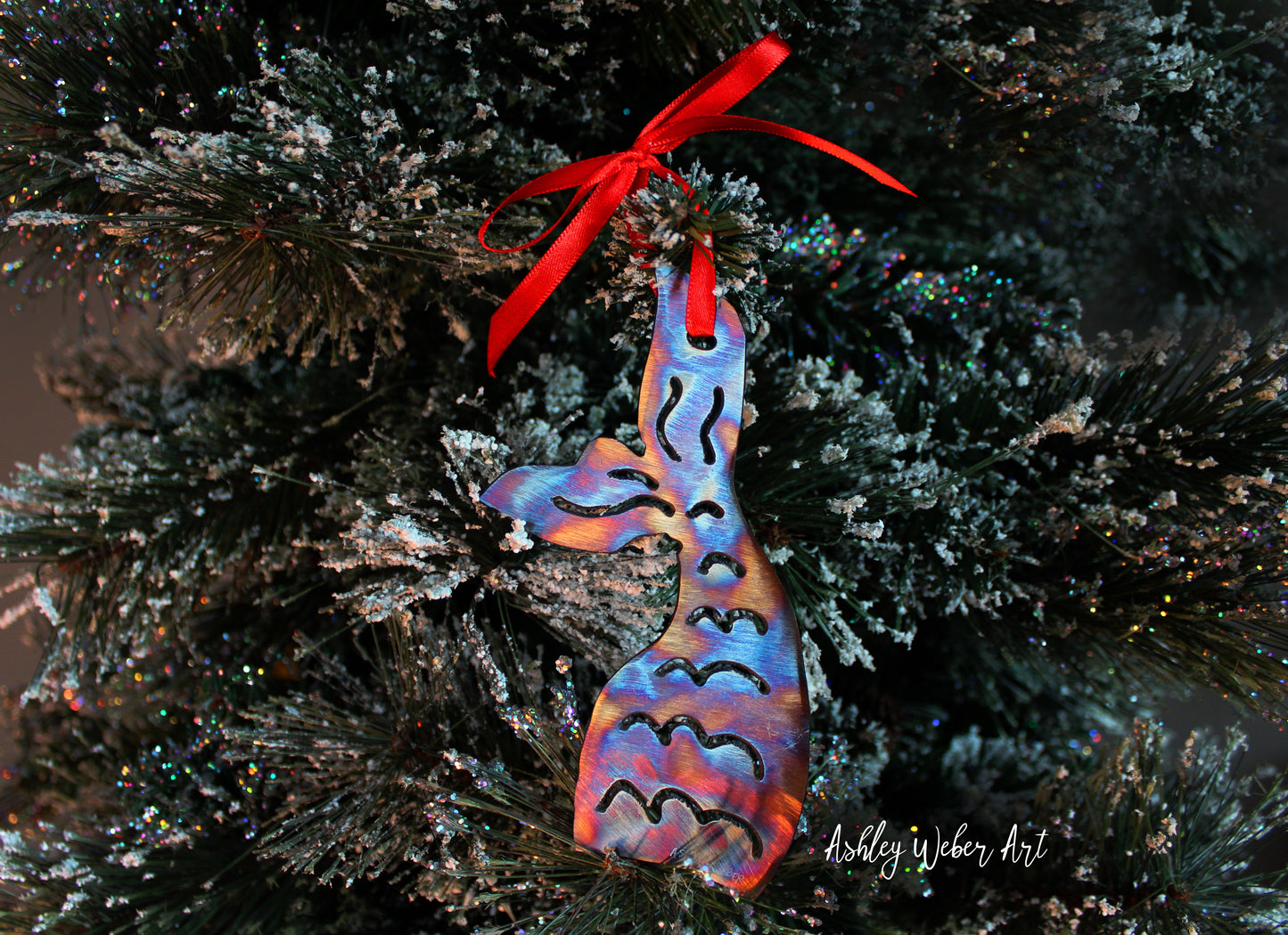 Mermaid Tail Christmas Ornament