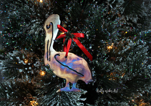 Pelican Christmas Ornament