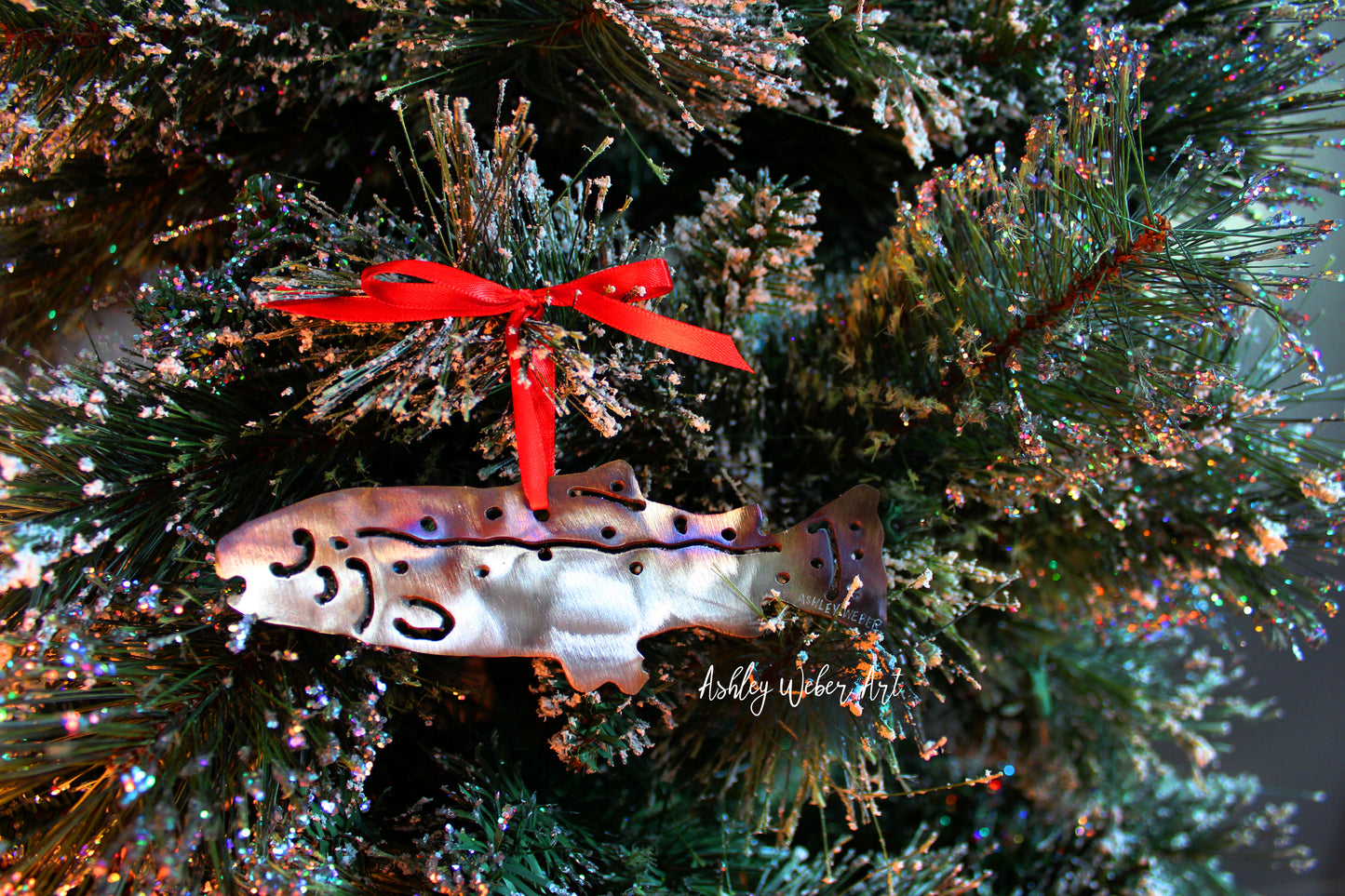 Rainbow Trout Christmas Ornament