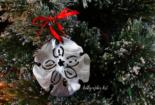 Sand Dollar Christmas Ornament