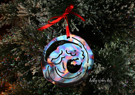 Wave Christmas Ornament