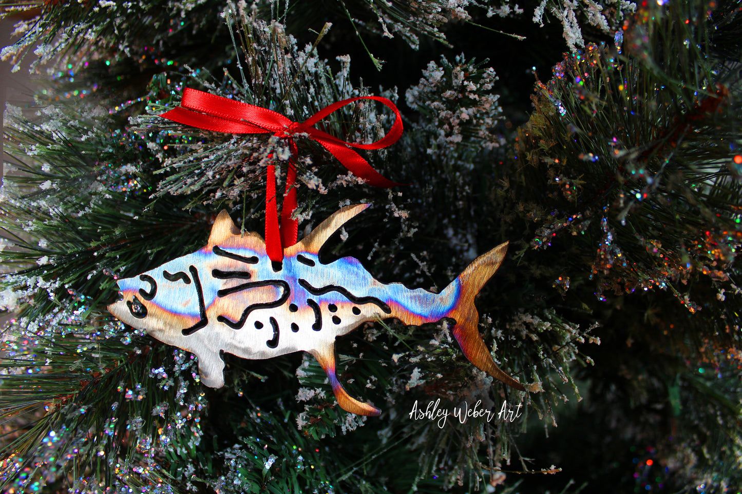 Tuna Christmas Ornament
